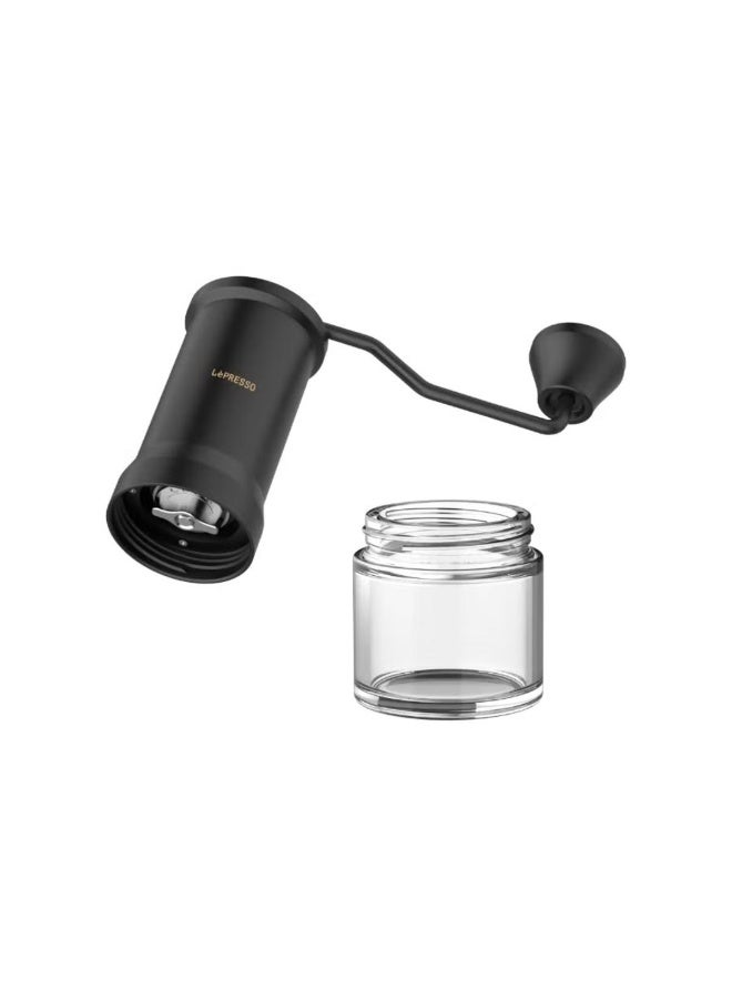 LePresso High Precision Conical Burr Grinder with Glass Container & SS420 Steel Burrs - Image 1